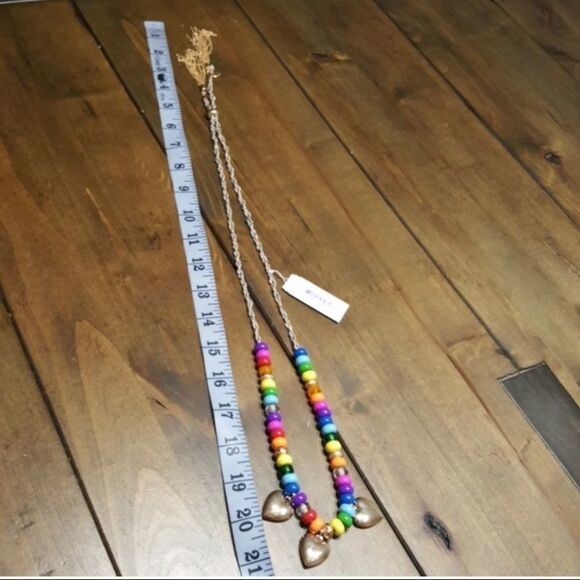 Betsey johnson Rainbow Bead adjustable necklace - Picture 7 of 8